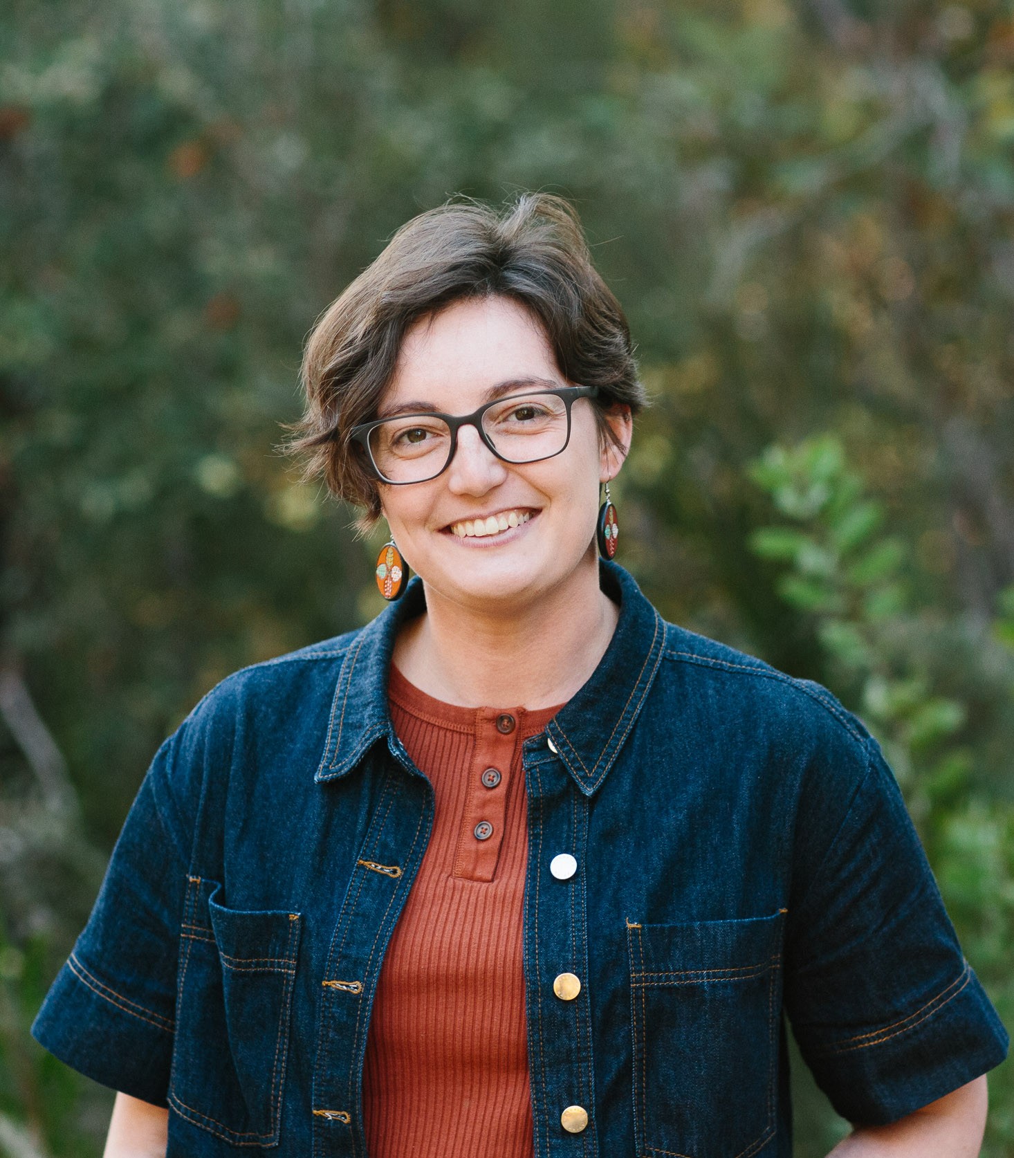 Greens Candidate Rhiannon Schembri profile photo in front of natural background
