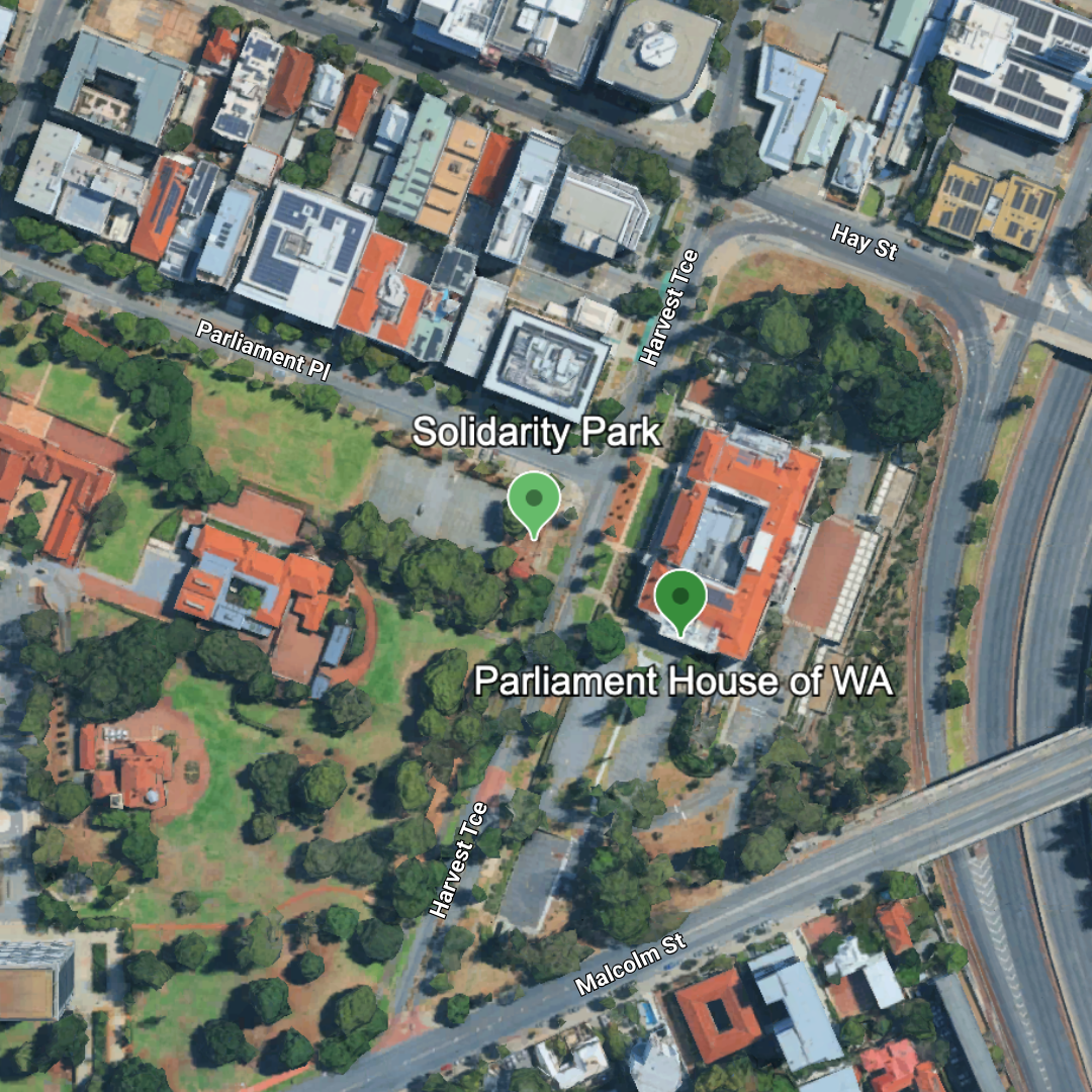 Map of Solidarity Park