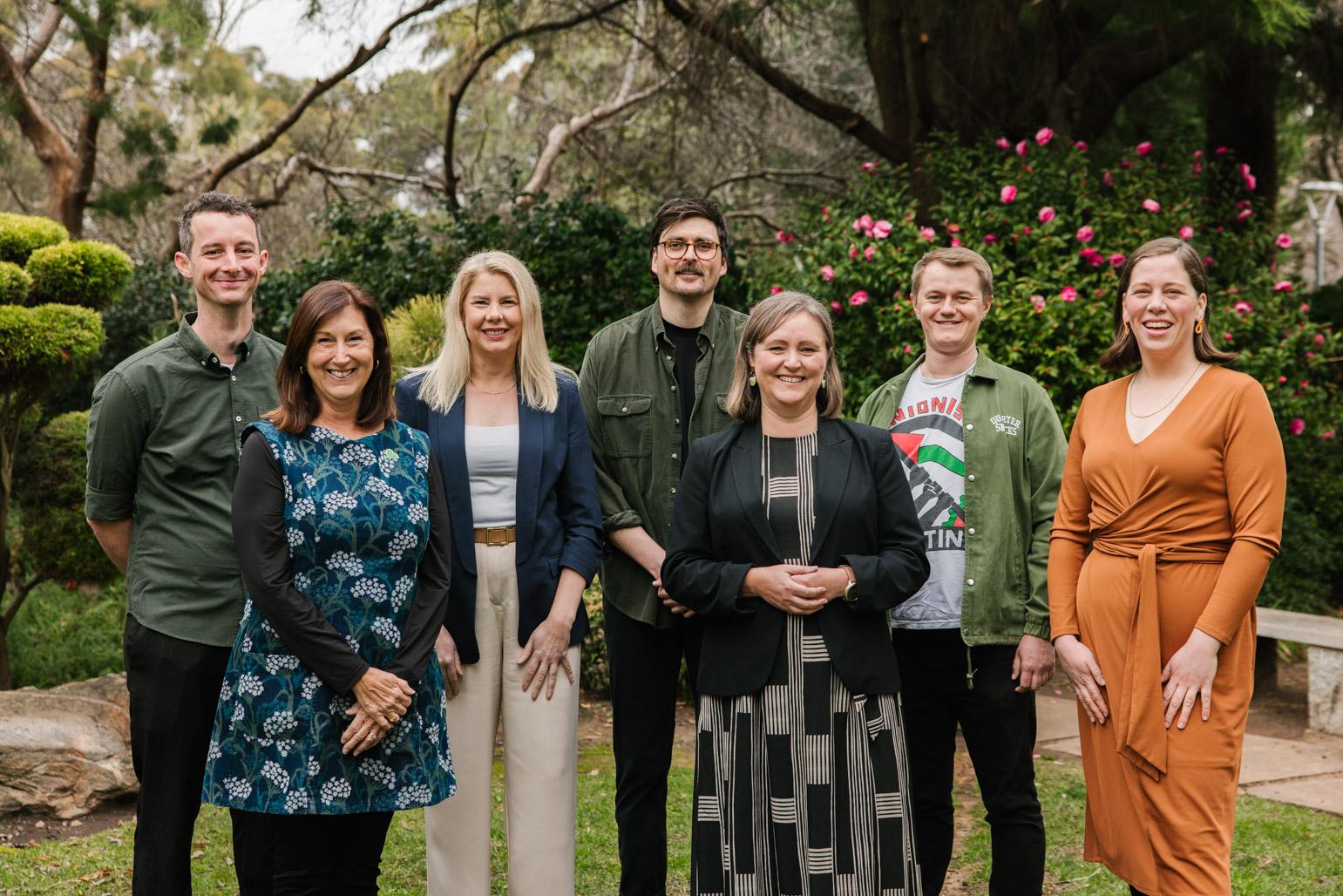 Greens SA candidates standing together