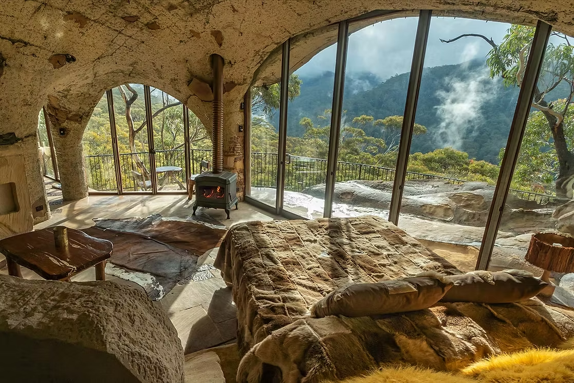 Photo of the inside of the Enchanted Cave 