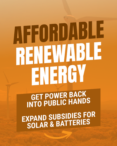 Affordable renewable energy