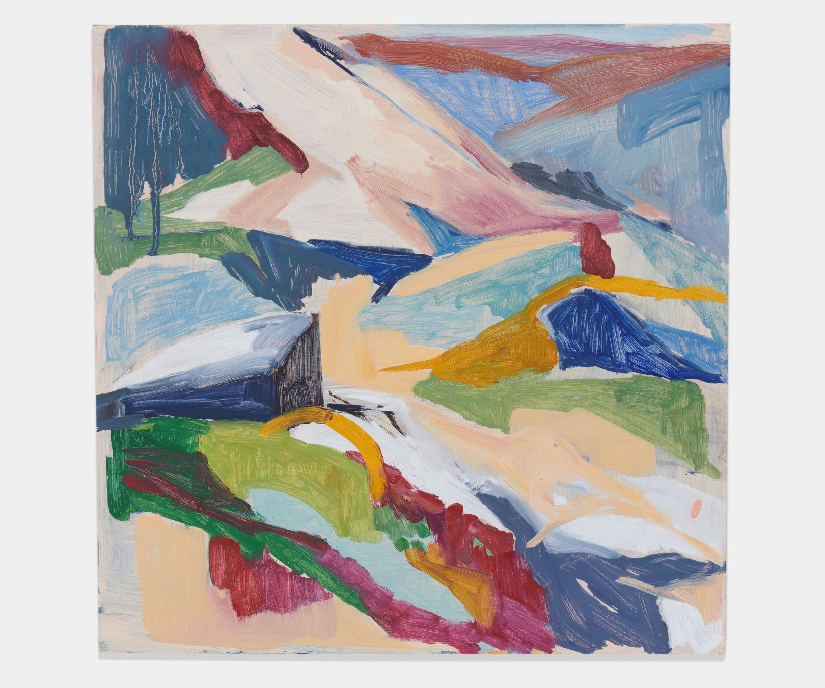 Artwork ‘Alpine Valley’, 2022, framed oil on canvas