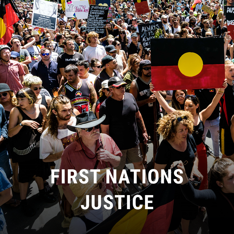 Delivery of First Nations Justice. Picture of first nations boy