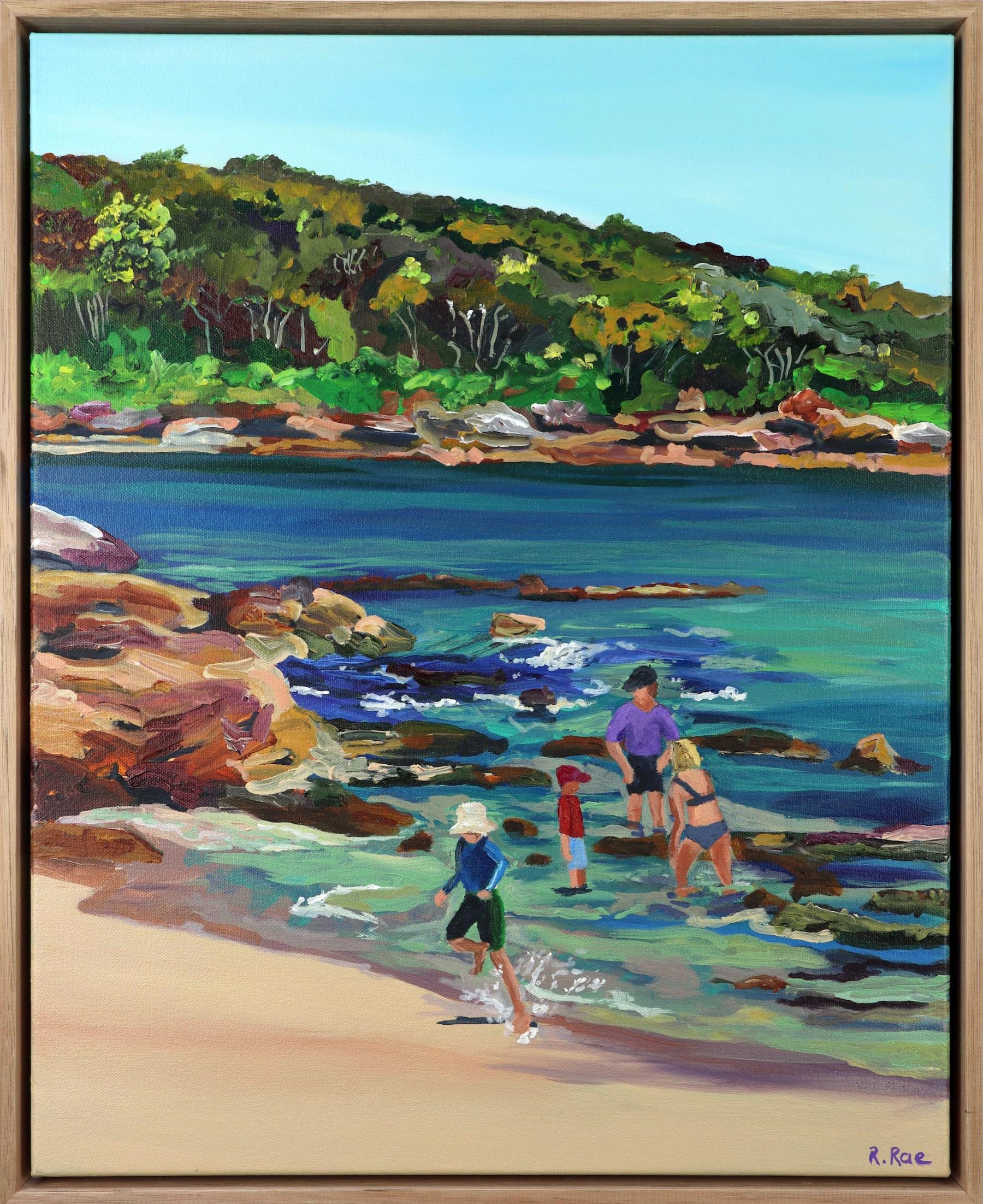 Shoreline Shenanigans painting by Rachel Rae