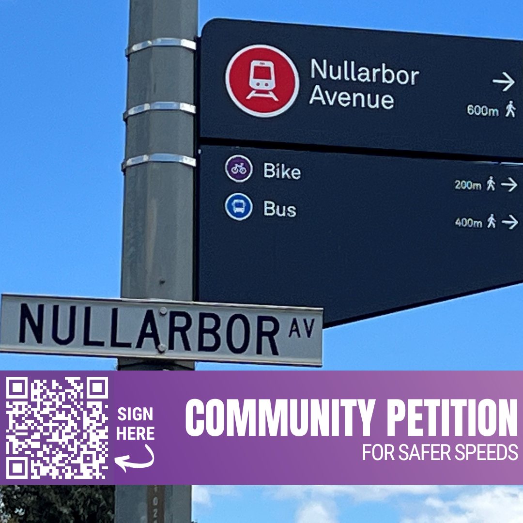 Speed reduction and controls for Nullarbor Ave in Harrison | ACT Greens
