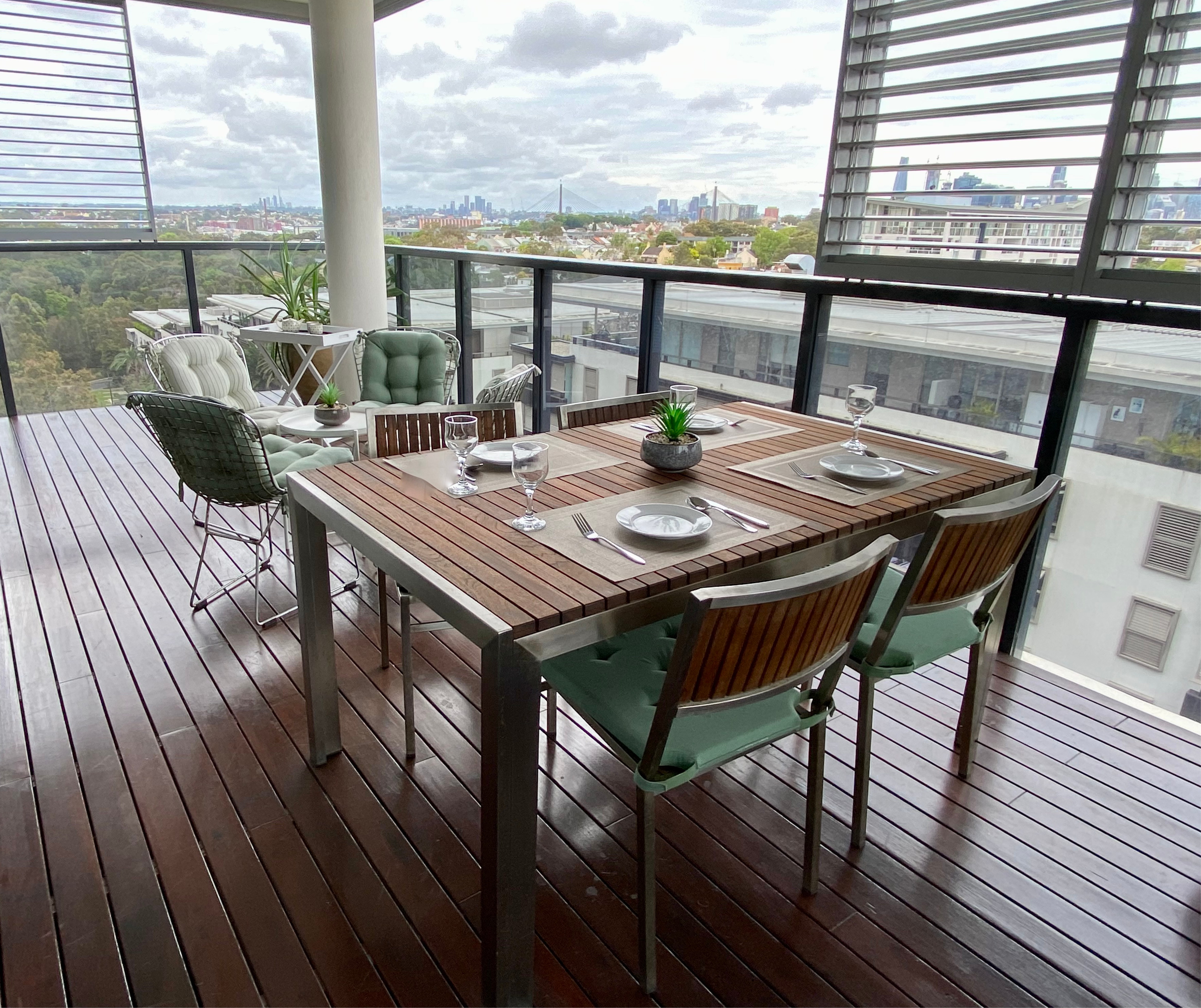 5-STAR GETAWAY, CAMPERDOWN Balcony view